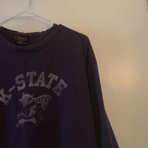 Vintage K-State Women’s Purple Cotten Sweatshirt